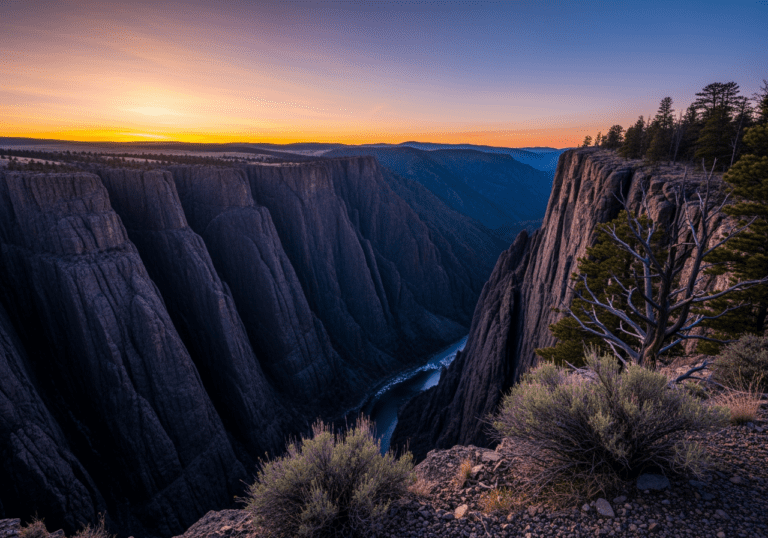 The Light at Black Canyon of the Gunnison National Park