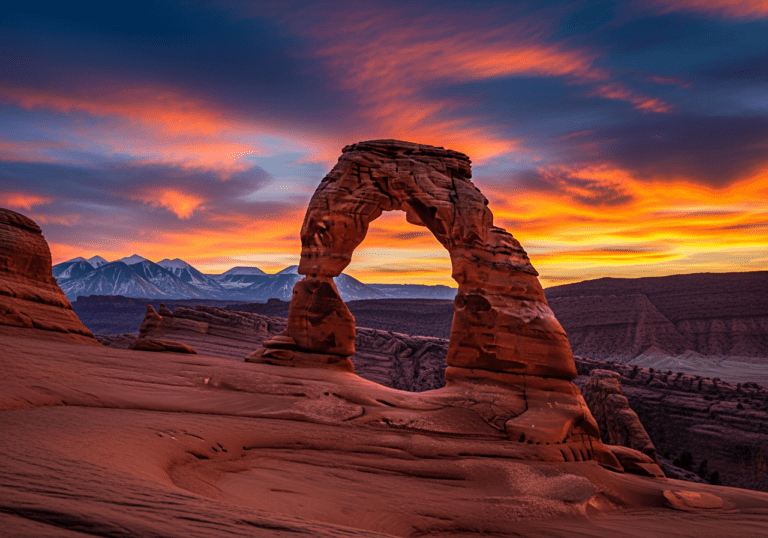 The Light at Arches National Park