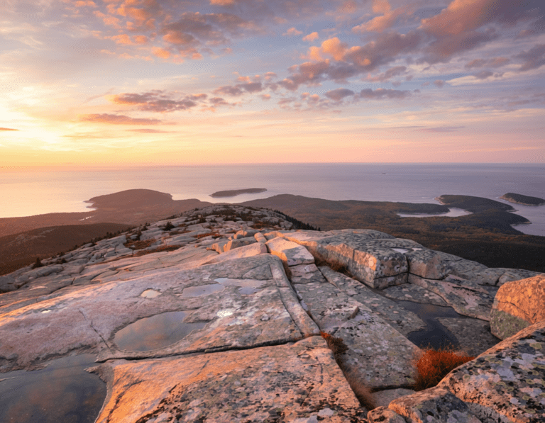 First Light at Acadia National Park