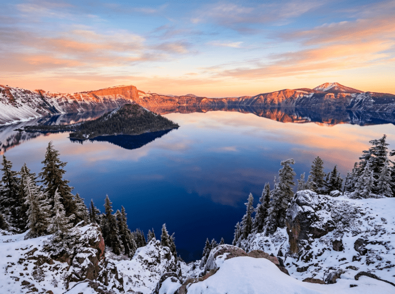 The Light at Crater Lake National Park