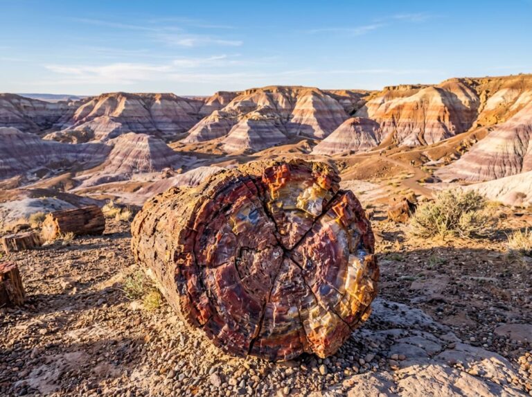 First Light at Petrified Forest National Park
