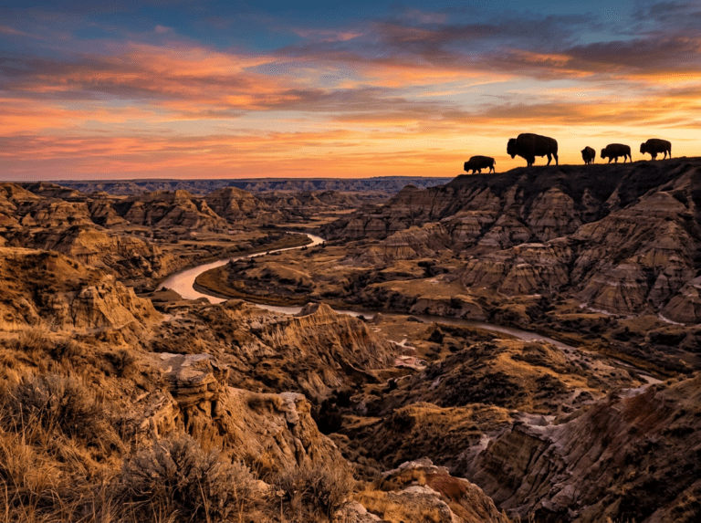 Storm Light in Theodore Roosevelt National Park