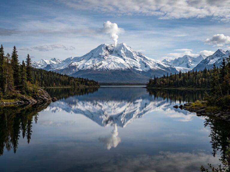 Storm Light in Lake Clark National Park
