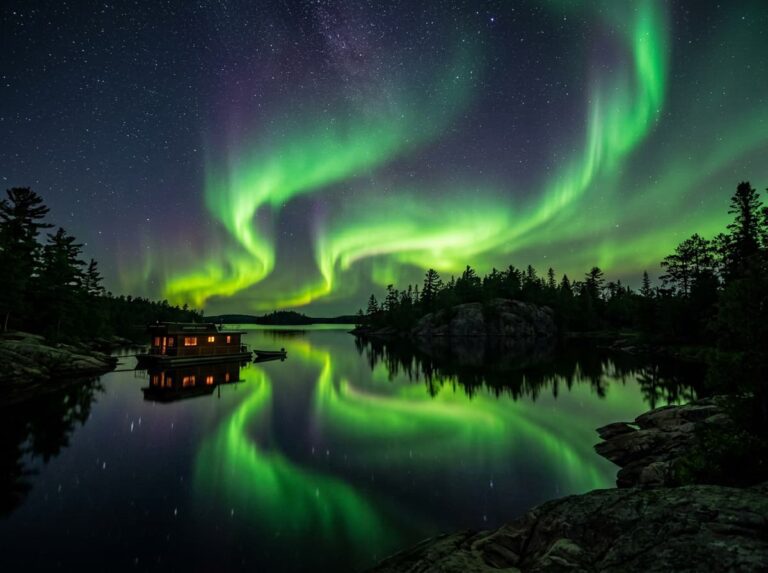 First Light at Voyageurs National Park